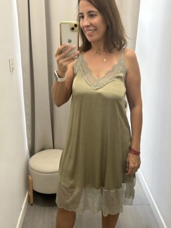 Vestido Lencero Verde