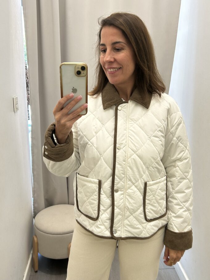 Chaquetón Reversible Crudo