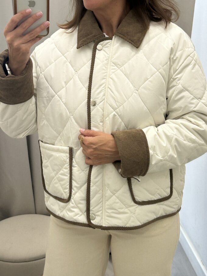 Chaquetón Reversible Crudo