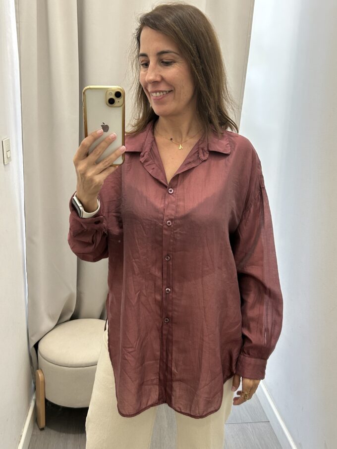 Camisa Gasa Granate