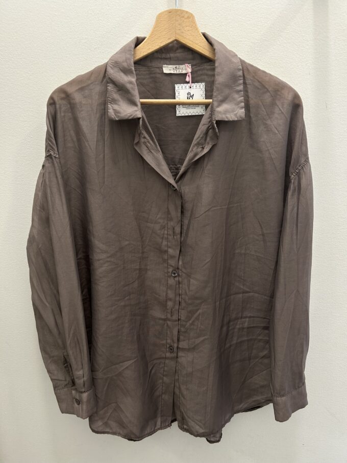 Camisa Gasa Marrón