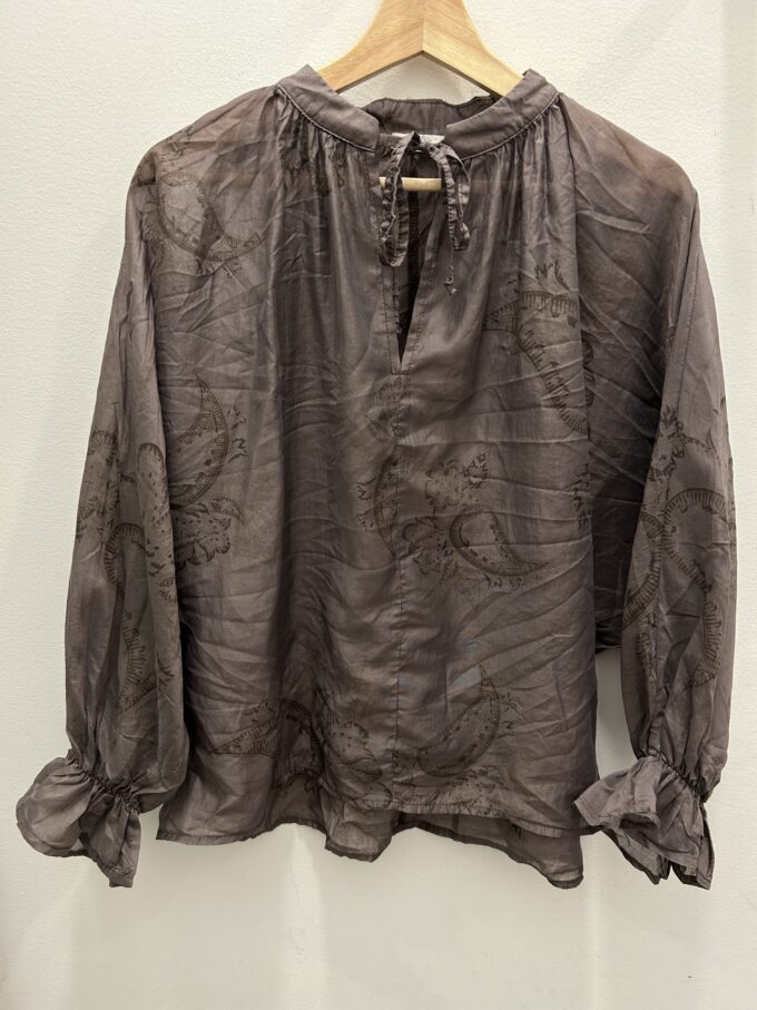 Blusa Gasa Marrón