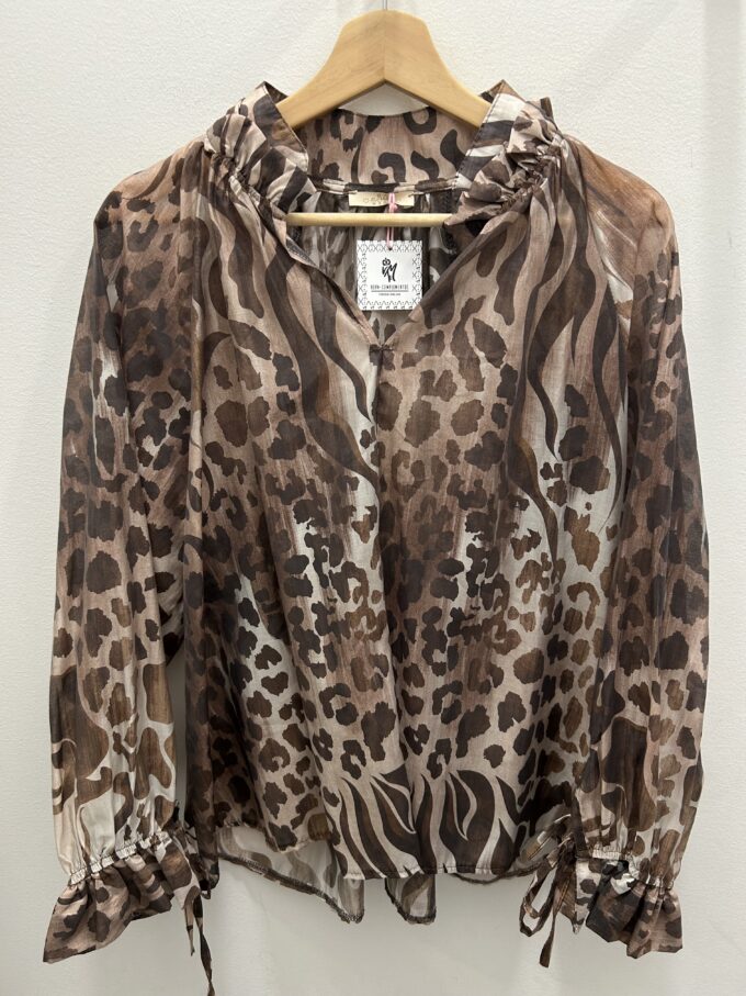Blusa Print Marrón
