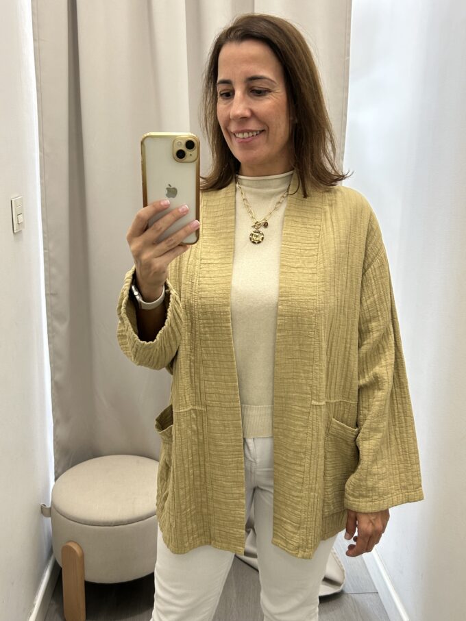 Kimono Ancho Trigo