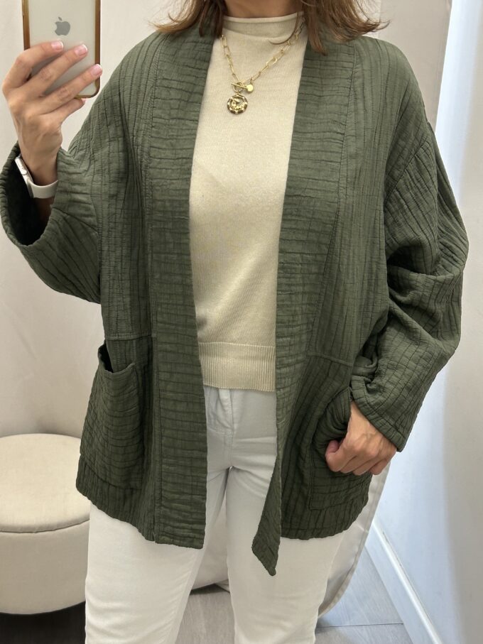 Kimono Ancho Verde
