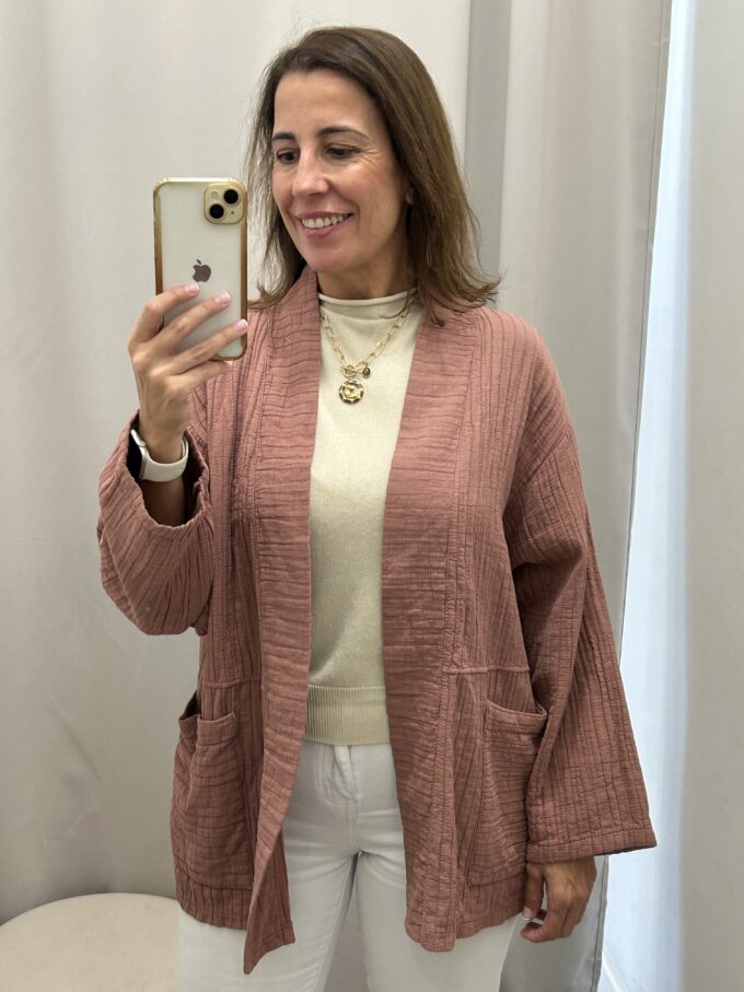 Kimono Ancho Rosa