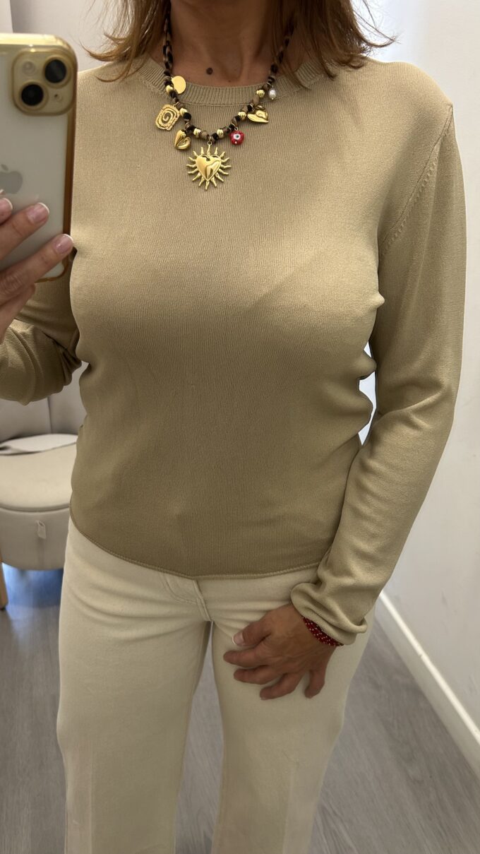 Suéter Básico Beige