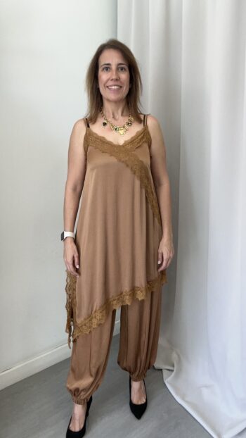 Lencero Asimétrico Largo Naranja Óxido