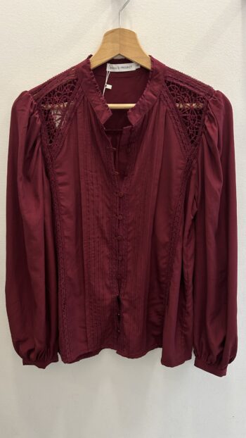 Camisa Calada Granate