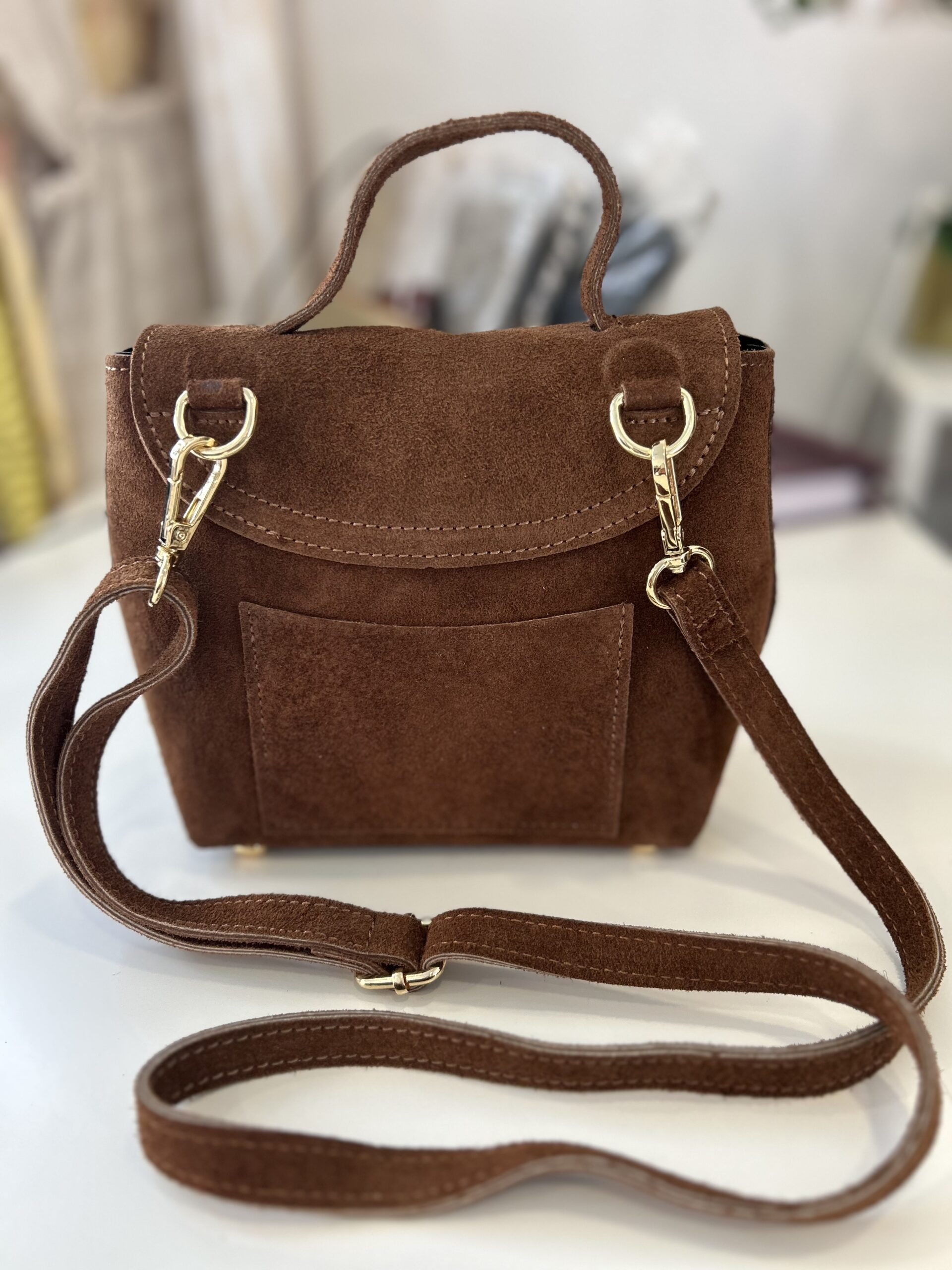 Bolso Caramel Serraje Camel