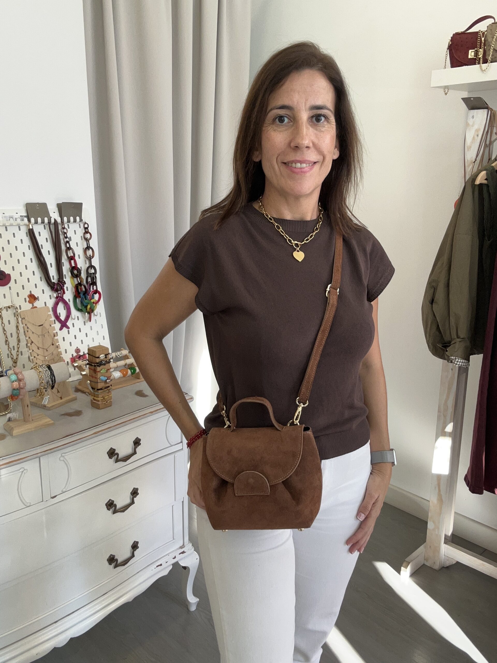 Bolso Caramel Serraje Camel